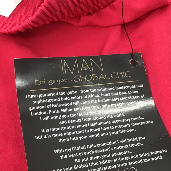 Inman Medium Petite, Hot Pink Pull Up Pants, 95% Poly/5%Spandex, New with tags - Picture 3 of 5